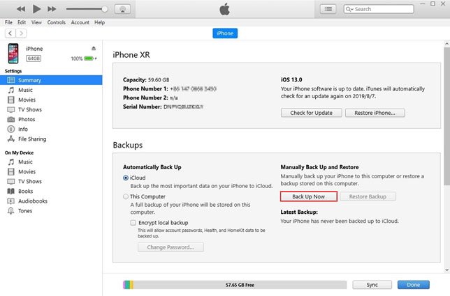 Langkah-Langkah Cara Backup iPhone di iTunes