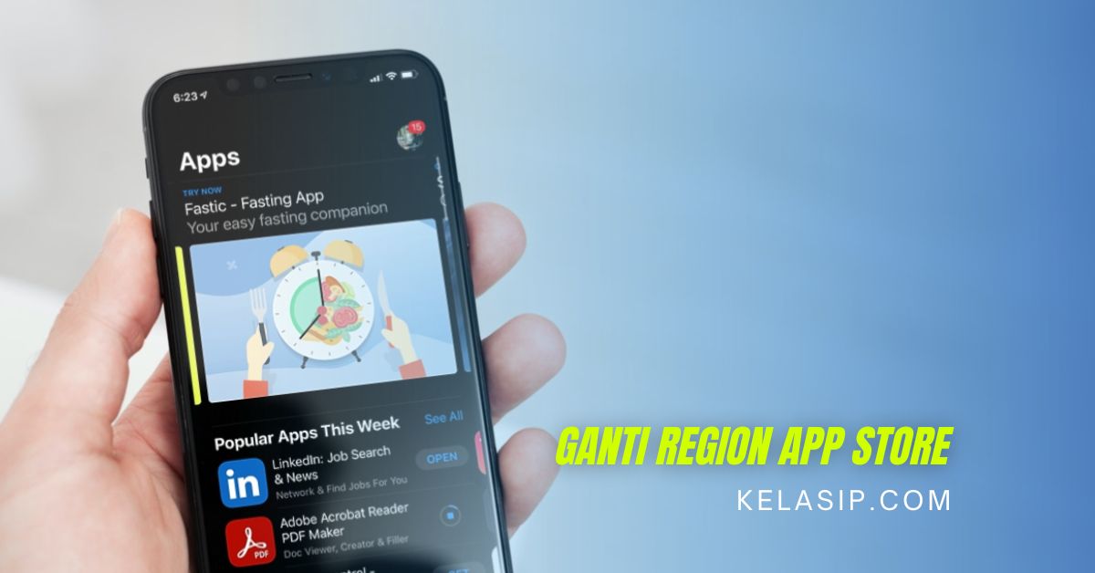 Cara Ganti Region App Store