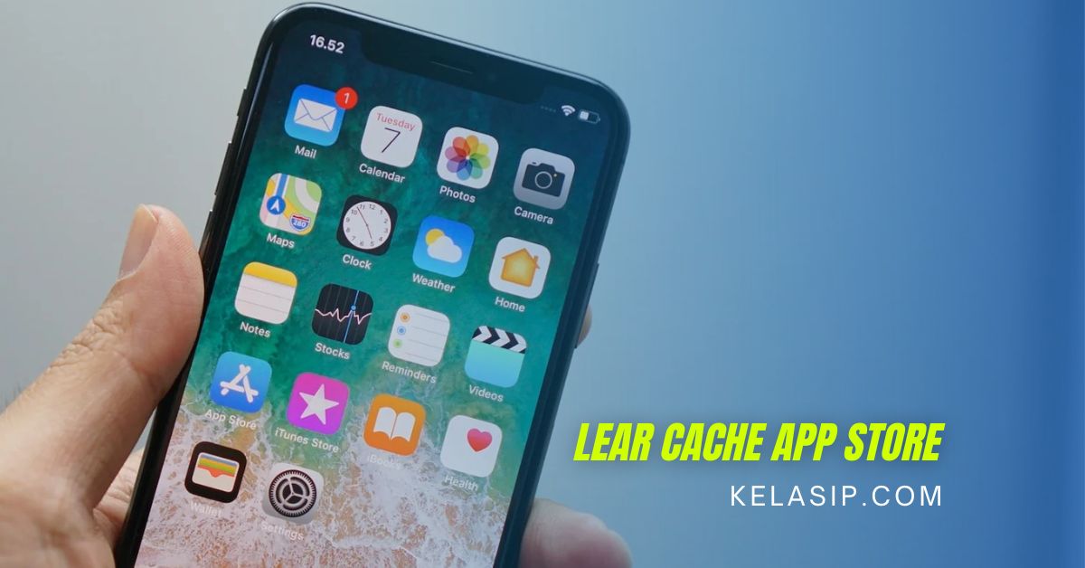 Cara Clear Cache App Store