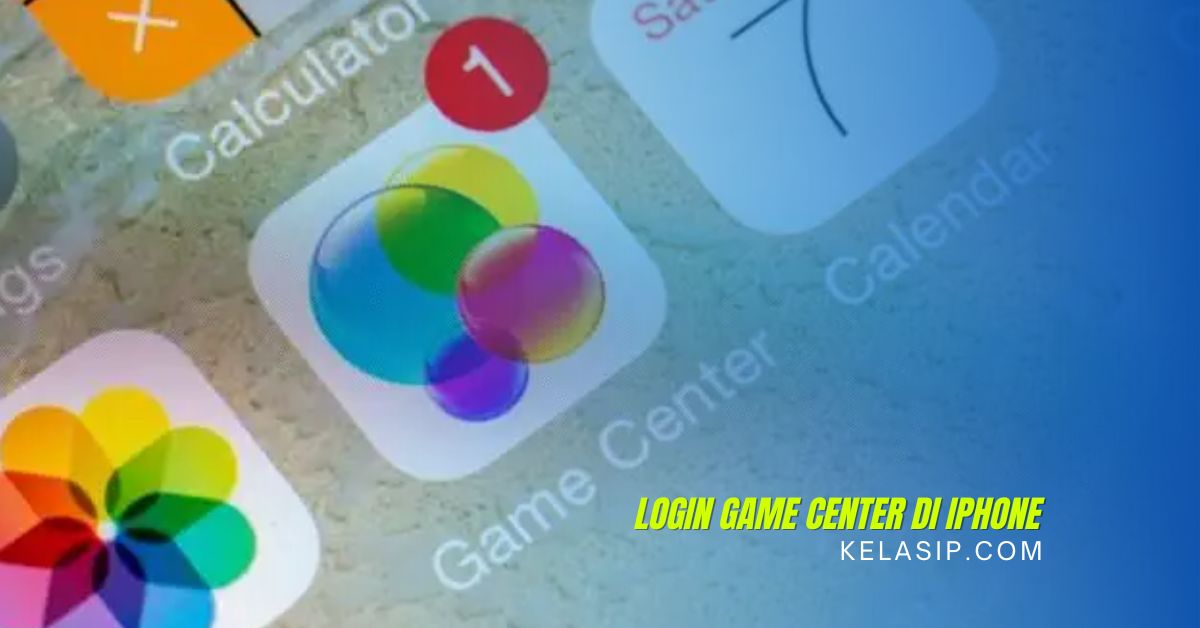 Cara Login Game Center di iPhone