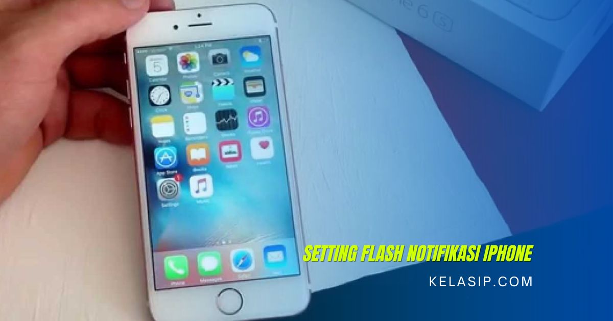 Cara Setting Flash Notifikasi iPhone