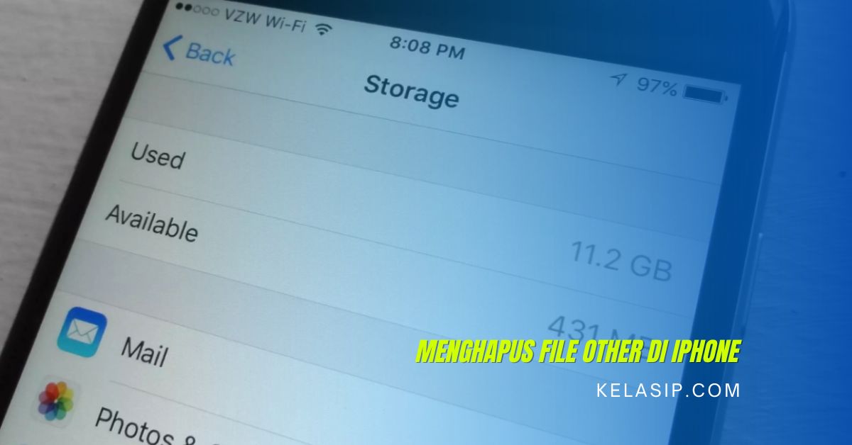 Cara Menghapus File Other di iPhone