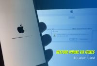Cara Restore iPhone via iTunes