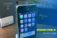 Spesifikasi Lengkap iPhone 3G