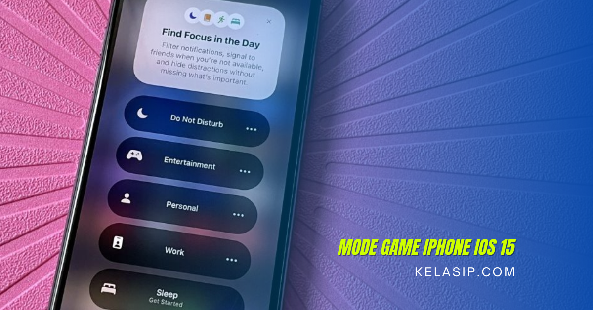 Mode Game iPhone iOS 15, Begini Cara Menggunakannya