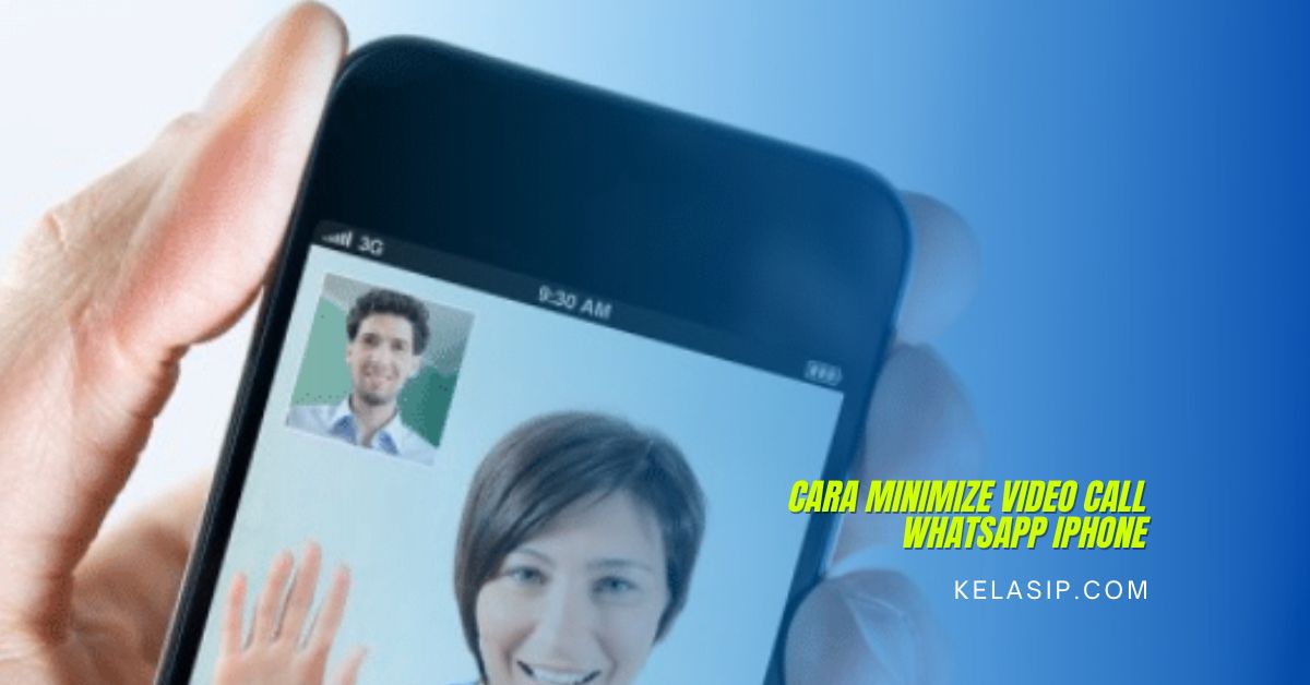 Cara Minimize Video Call WhatsApp iPhone