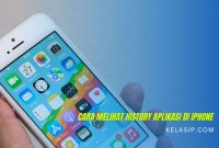 Cara Melihat History Aplikasi yang dibuka di iPhone atau iPad