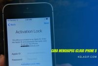 Cara Menghapus iCloud iPhone 5 Lupa Password atau iPhone dengan Tipe