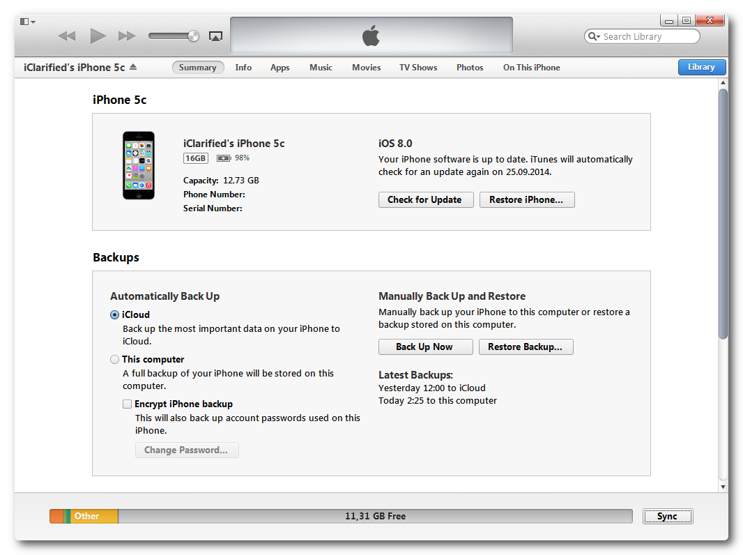 Upgrade iPhone 5 Secara Manual