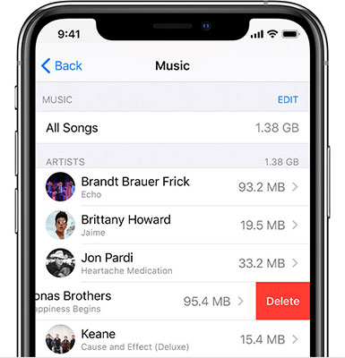 Cara Menghapus Lagu di iPhone