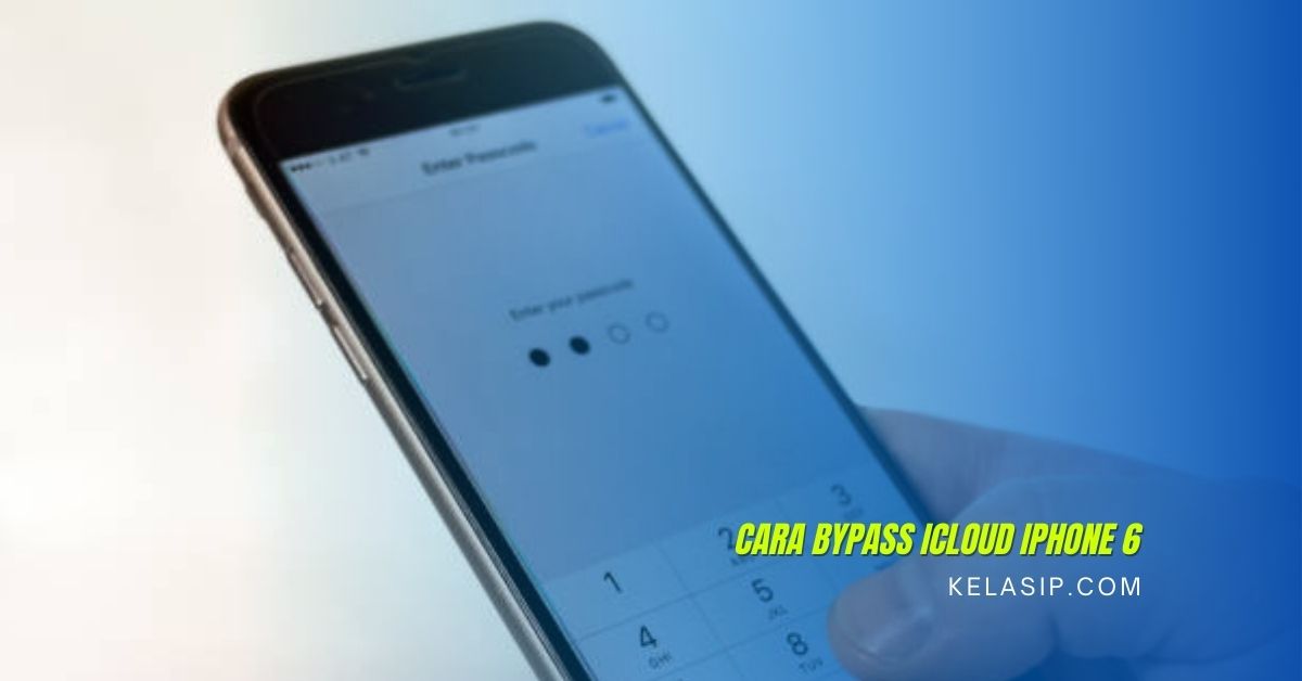 Cara Bypass iCloud iPhone 6
