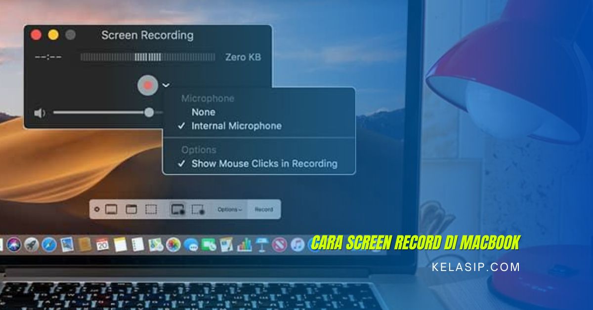 Cara Screen Record di Macbook