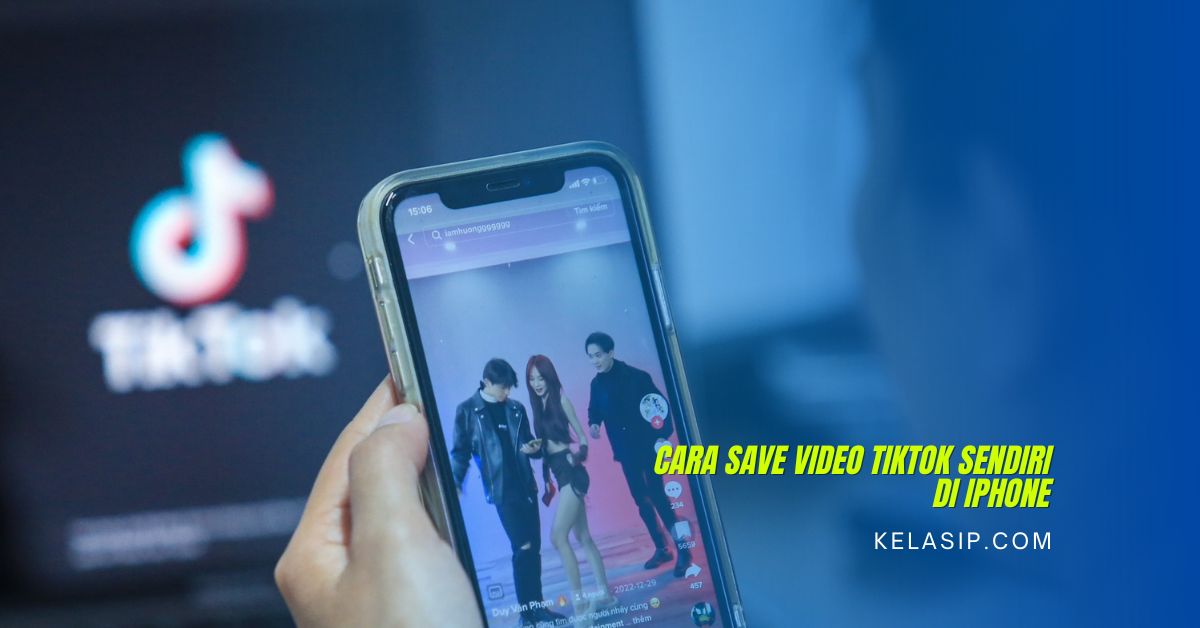 Cara Save Video Tiktok Sendiri tanpa Watermark di iPhone