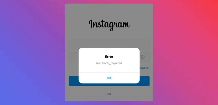 Cara Mengatasi Feedback Required Instagram iPhone