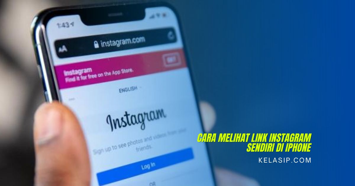 Cara Melihat Link Instagram Sendiri di iPhone