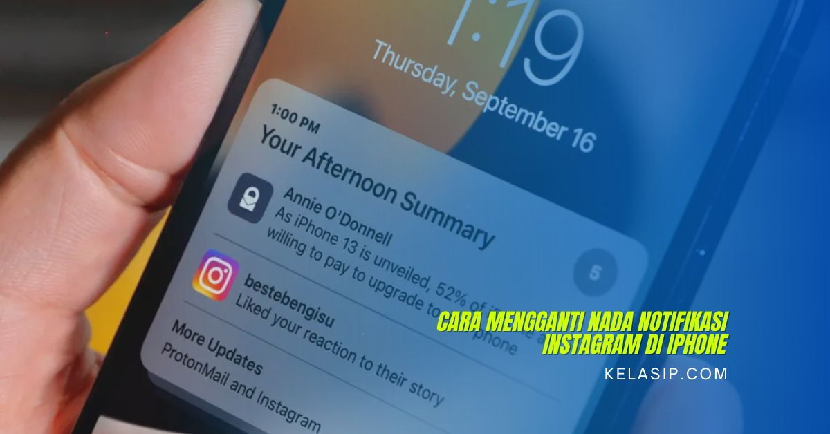 Cara Mengganti Nada Notifikasi Instagram di iPhone