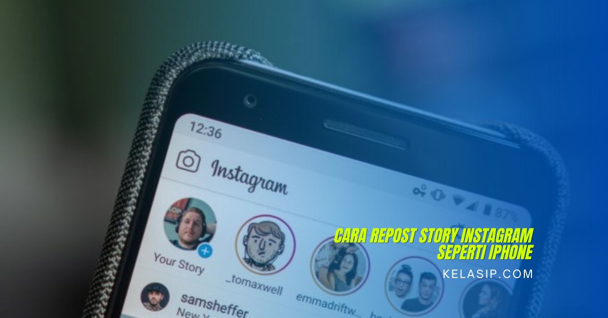 Cara Repost Story Instagram Seperti iPhone