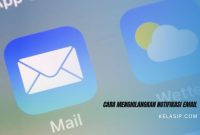 Cara Menghilangkan Notifikasi Email iphone