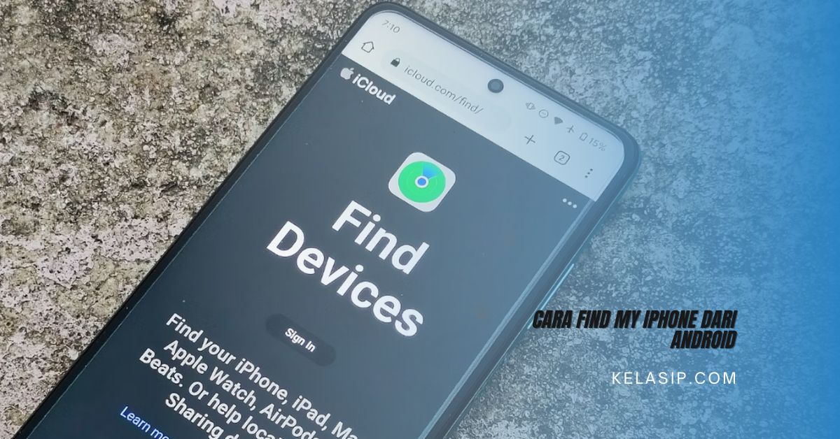 Cara Find My iPhone dari Android