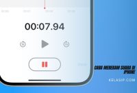 Cara Merekam Suara di iPhone