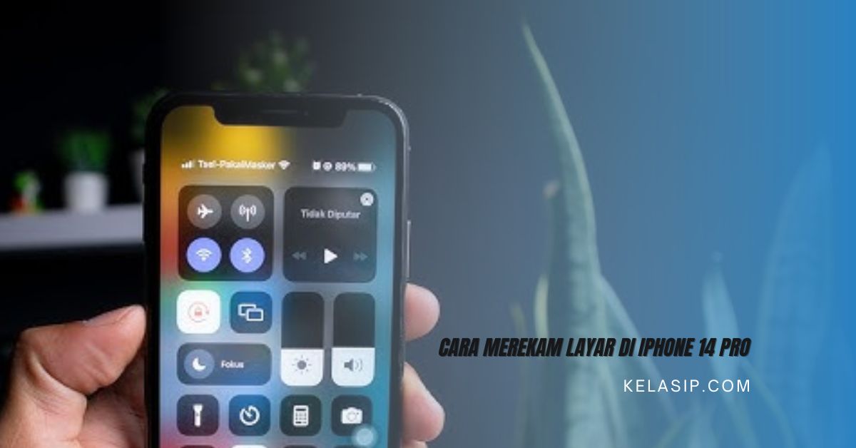 Cara Merekam Layar di iPhone 14 Pro