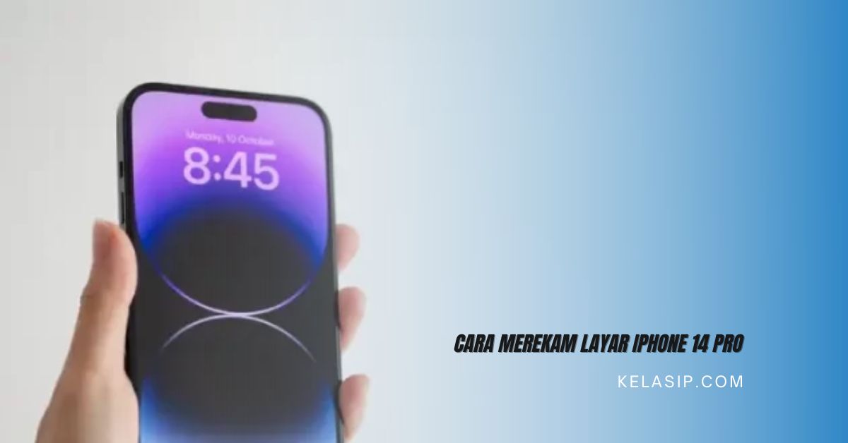 Cara Merekam Layar iPhone 14 pro