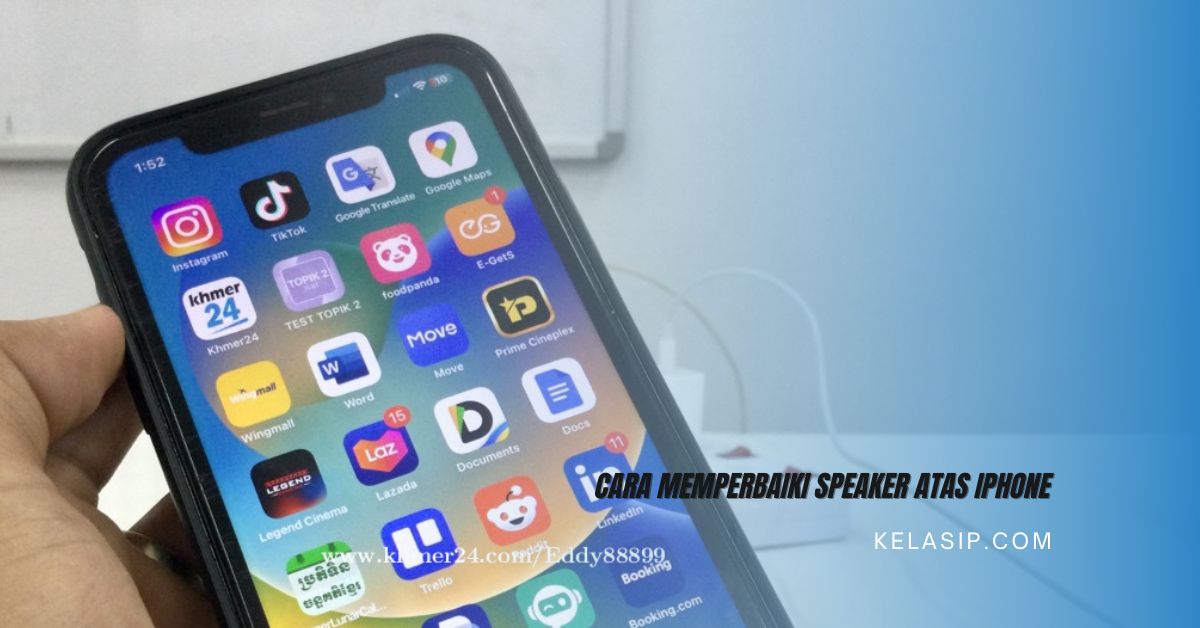 Cara Memperbaiki Speaker atas iPhone