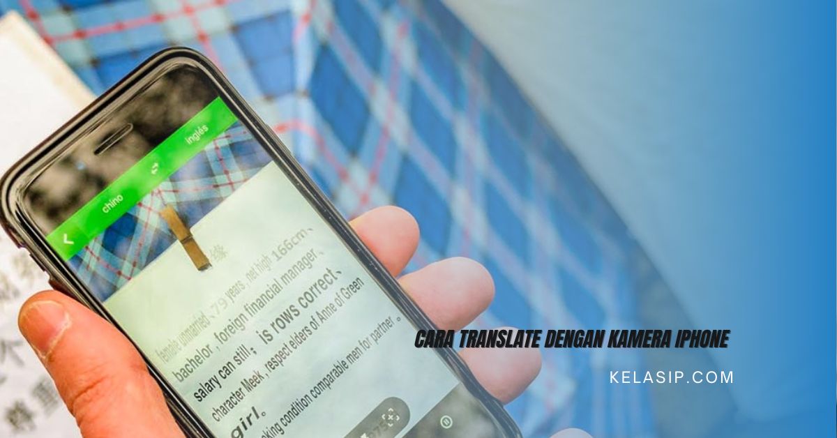 Cara Translate dengan Kamera iPhone