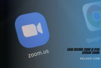 Cara Record Zoom di iPad dengan Suara