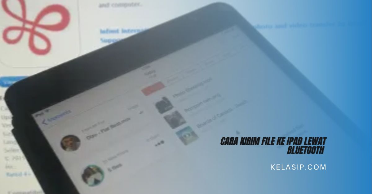 Cara Kirim File ke iPad lewat Bluetooth