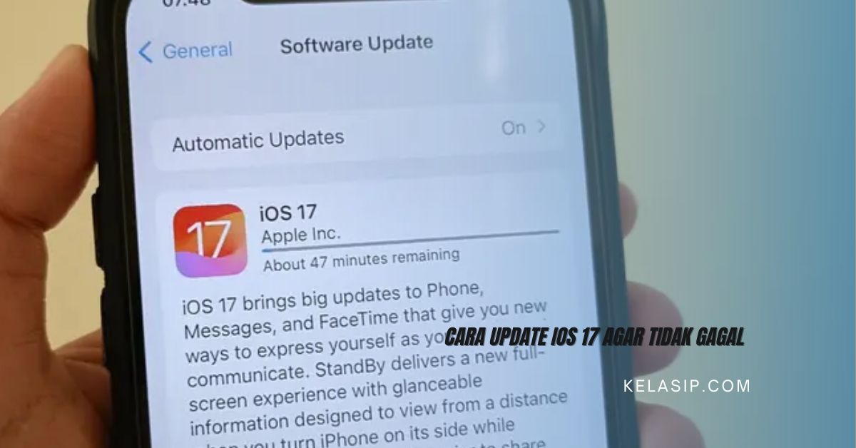 Cara Update iOS 17 agar Tidak Gagal