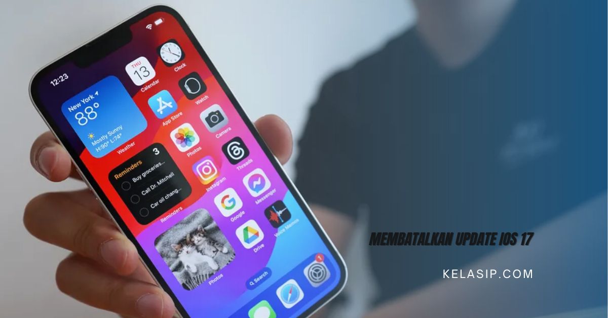 Cara Membatalkan Update iOS 17 yang sedang Berjalan