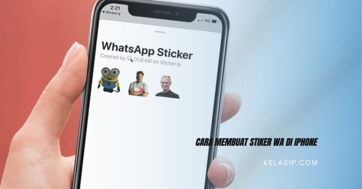 Cara Membuat Stiker WA di iPhone