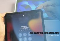 Cara Restart iPad tanpa Tombol Power