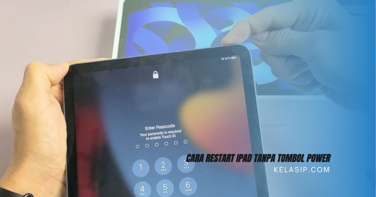 Cara Restart iPad tanpa Tombol Power