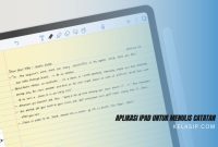 Aplikasi iPad untuk Menulis Catatan