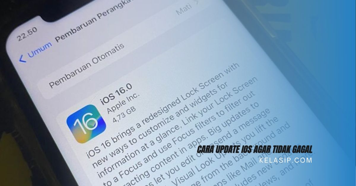 Cara Update IOS Agar tidak Gagal