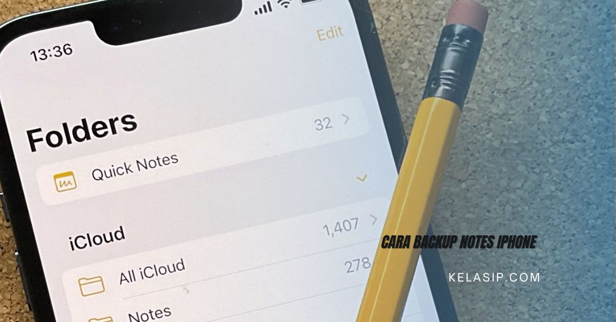 Cara Backup Notes iPhone
