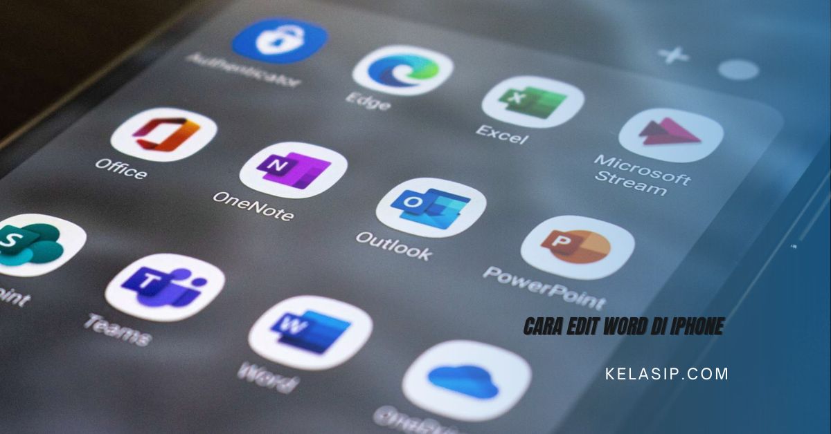 Cara Edit Word di iPhone