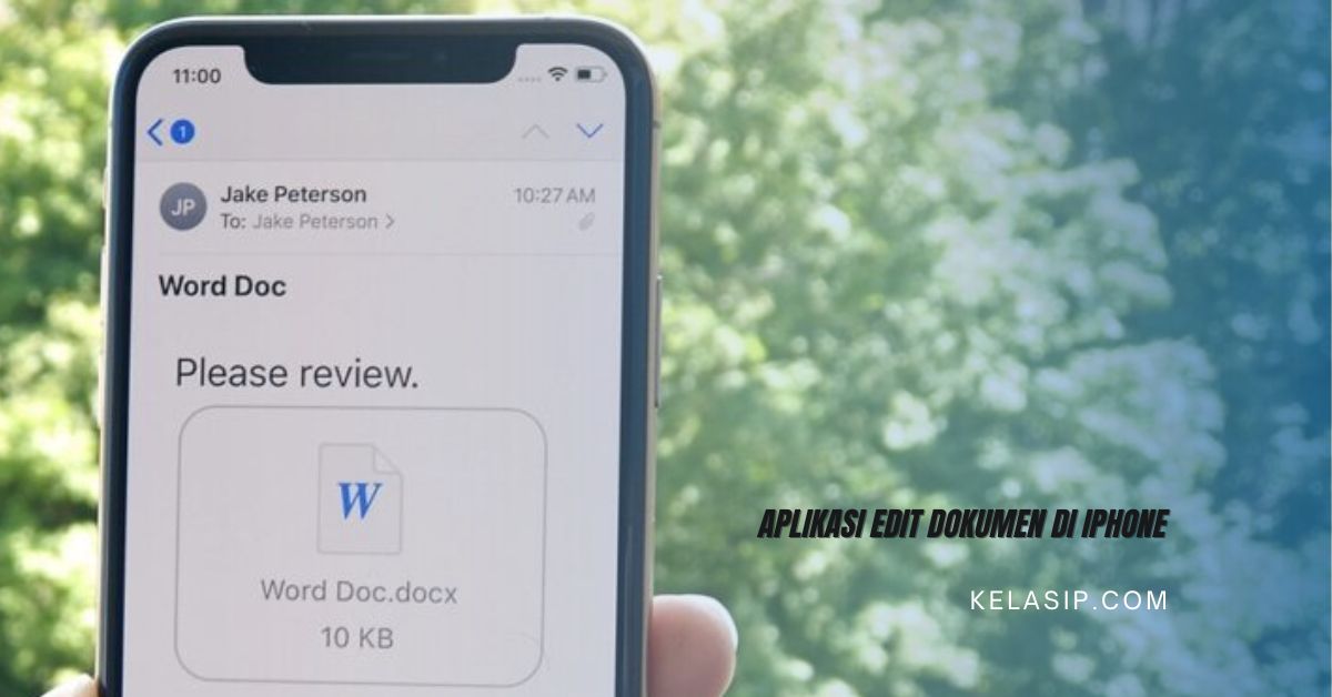 Aplikasi Edit Dokumen di iPhone